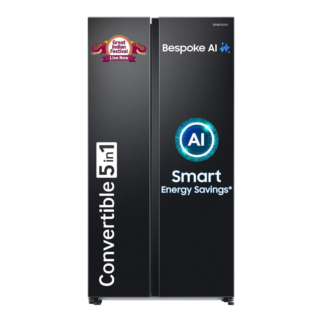 Samsung 653 L 3 Star Convertible Side By Side Refrigerator