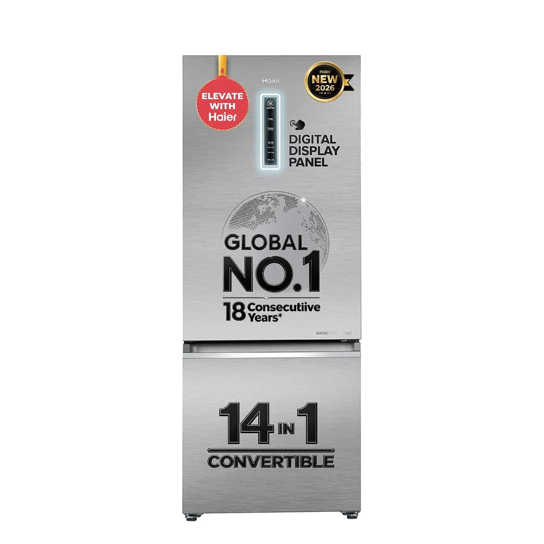 Haier 325 L 3 Star Frost Free Bottom Mount Refrigerator