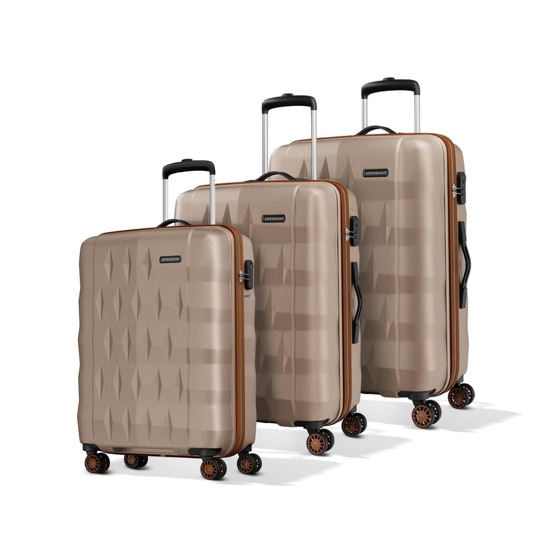 Aristocrat Comet Set of 3 Hard Trolley Bags
