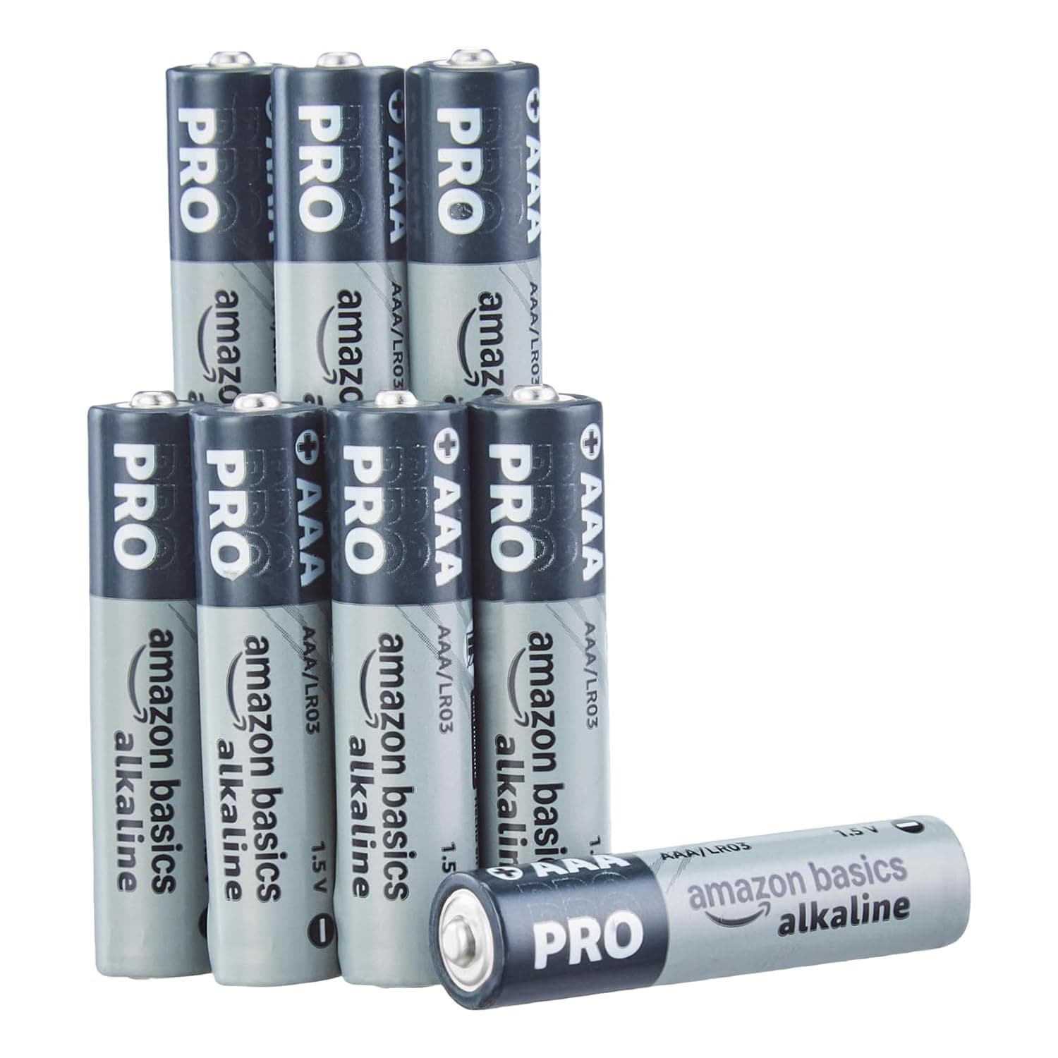 Amazon Basics Pro Series AAA Alkaline Battery (Pack of 8)