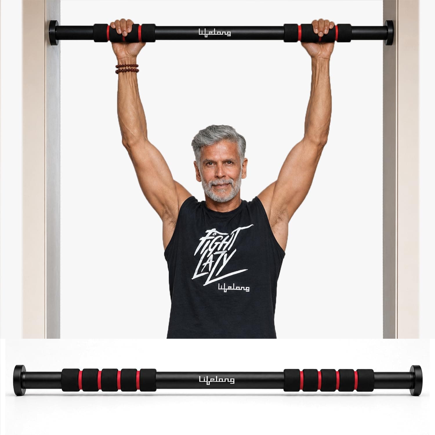 Lifelong Adjustable Doorway Pull Up Bar (62-100 cm)