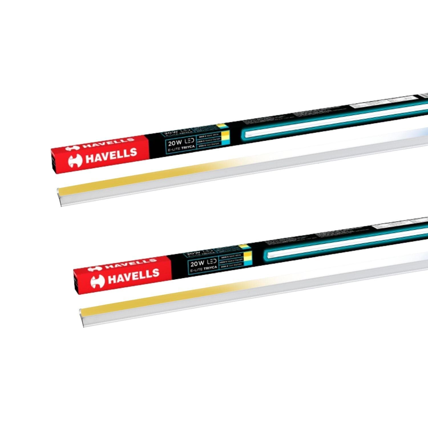 Havells Triyca 20W 3-in-1 LED Batten (Pack of 2)