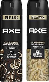 AXE Dark & Gold Temptation Deodorant Bodyspray (215 ml x 2)