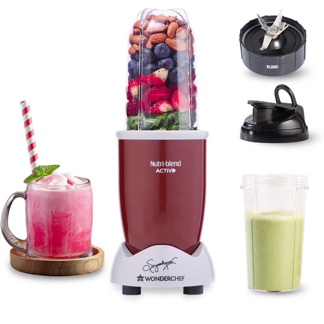 Wonderchef Nutri-blend Activ 500W Mixer Grinder Blender