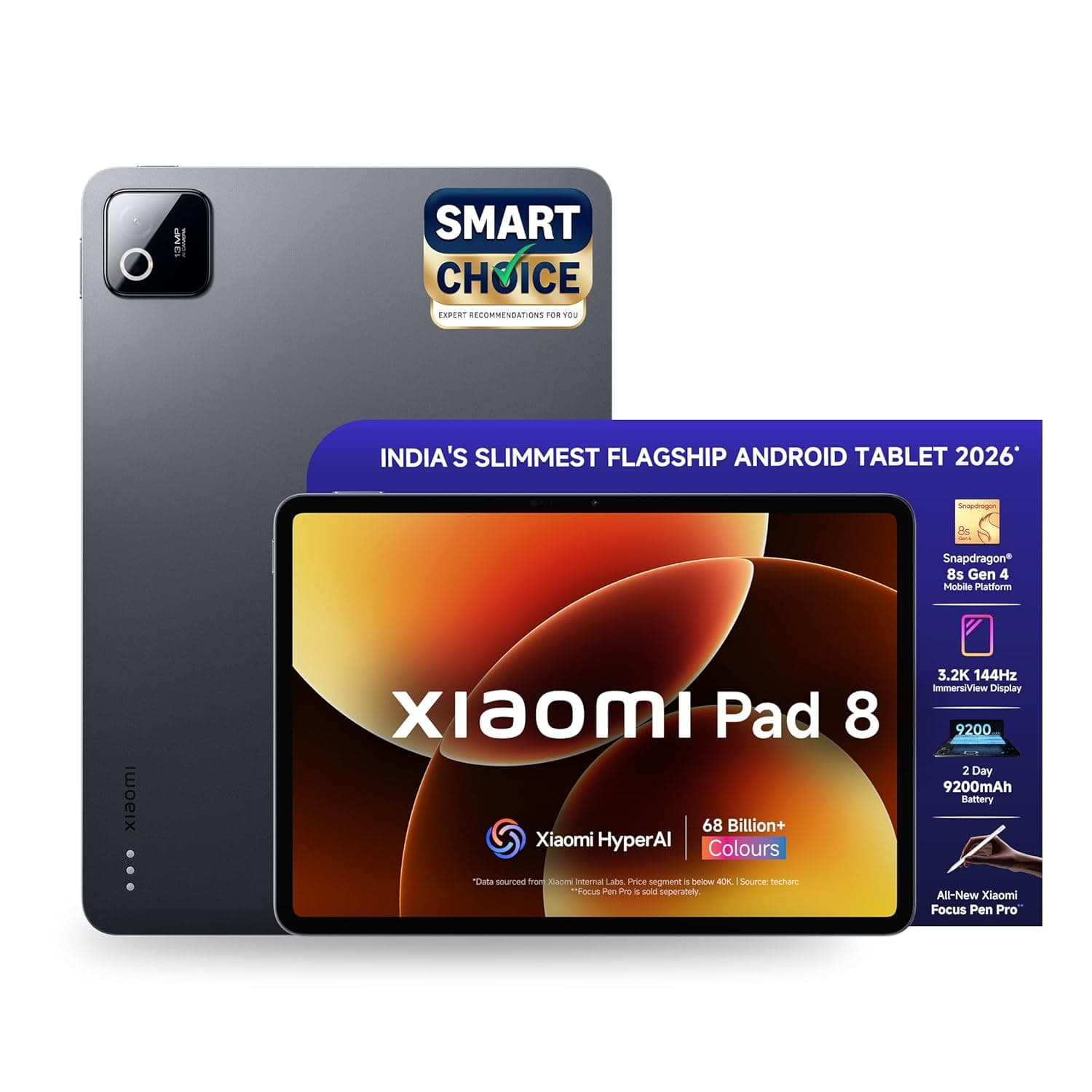 Xiaomi Pad 8 11.2-inch 3.2K 8GB RAM 128GB Wi-Fi Tablet
