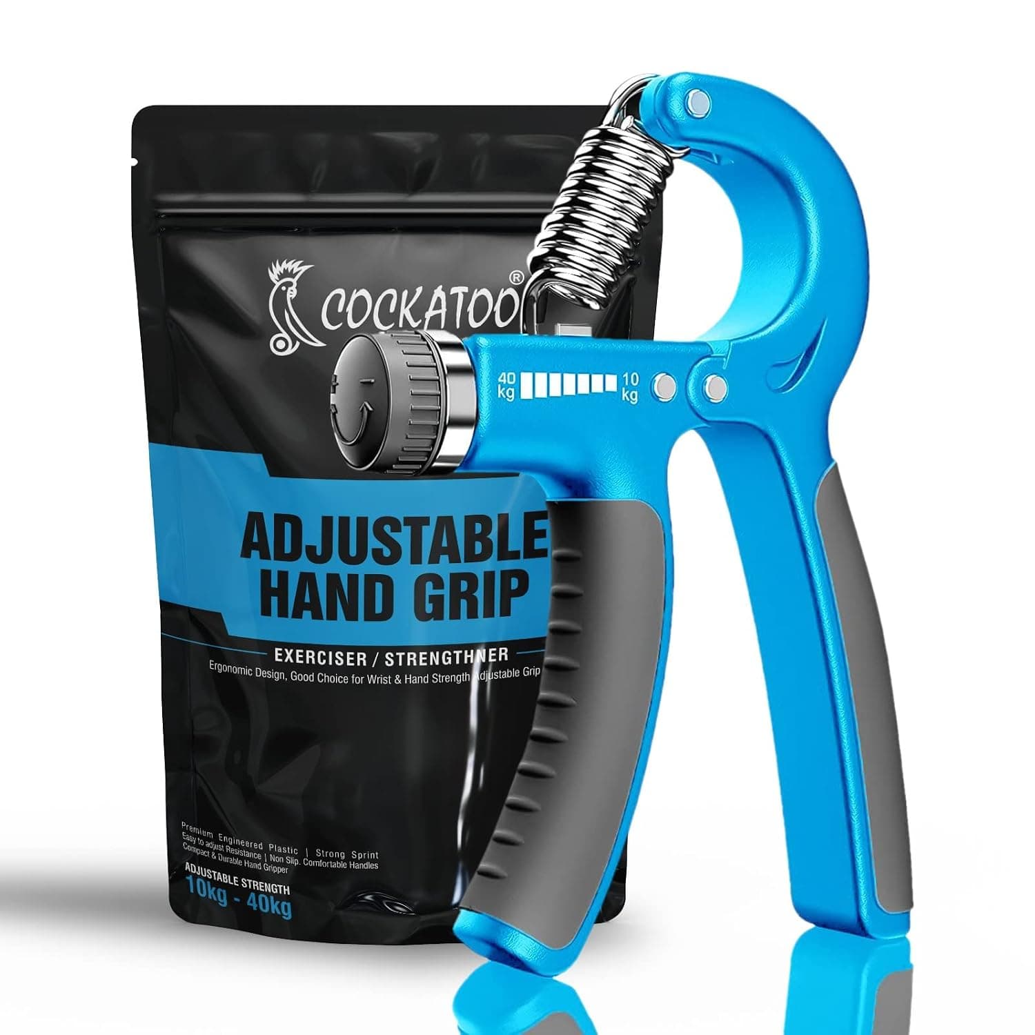 Cockatoo 10-40 kg Adjustable Hand Gripper