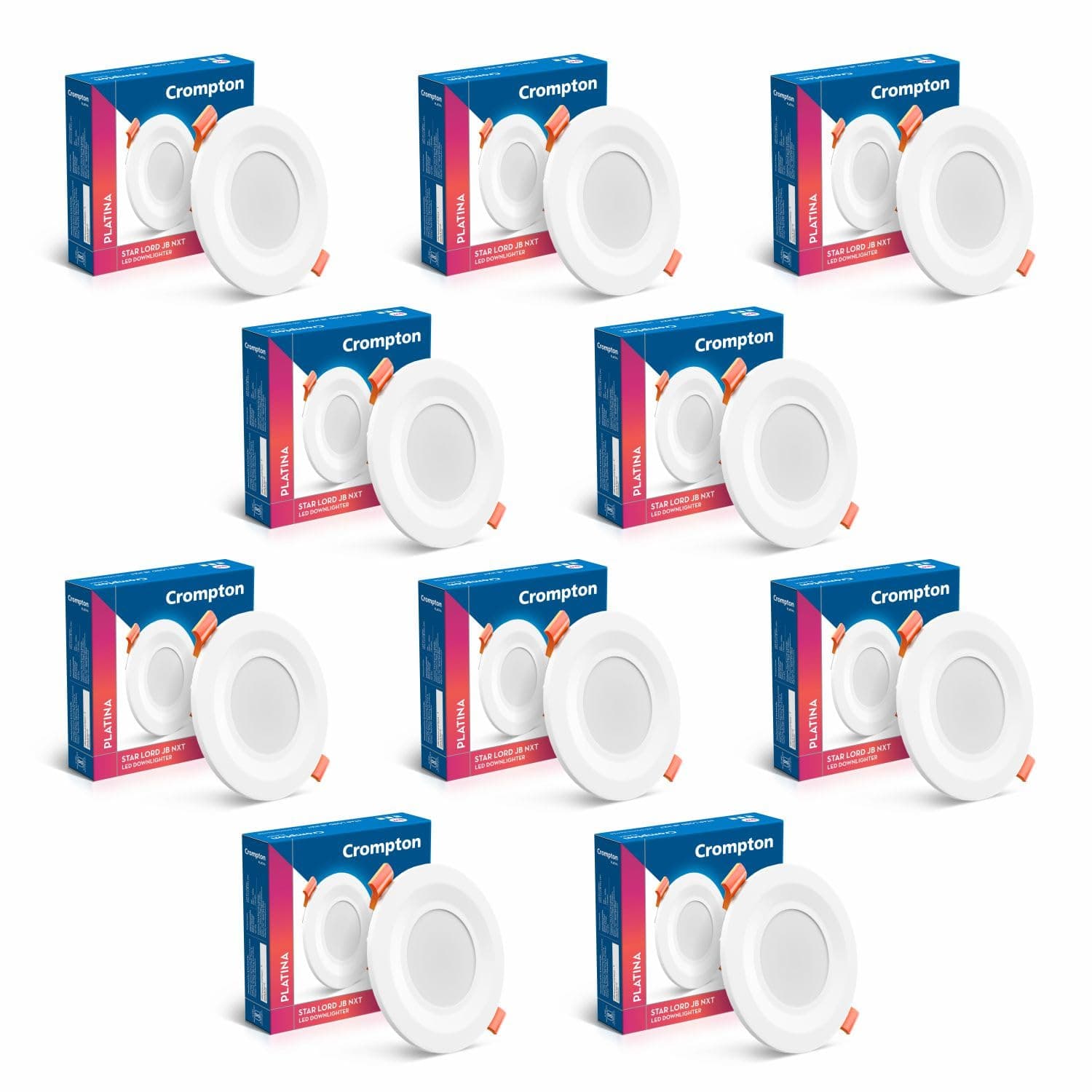 Crompton Star Lord JBNXT 5W Junction Box Downlighter Pack of 10