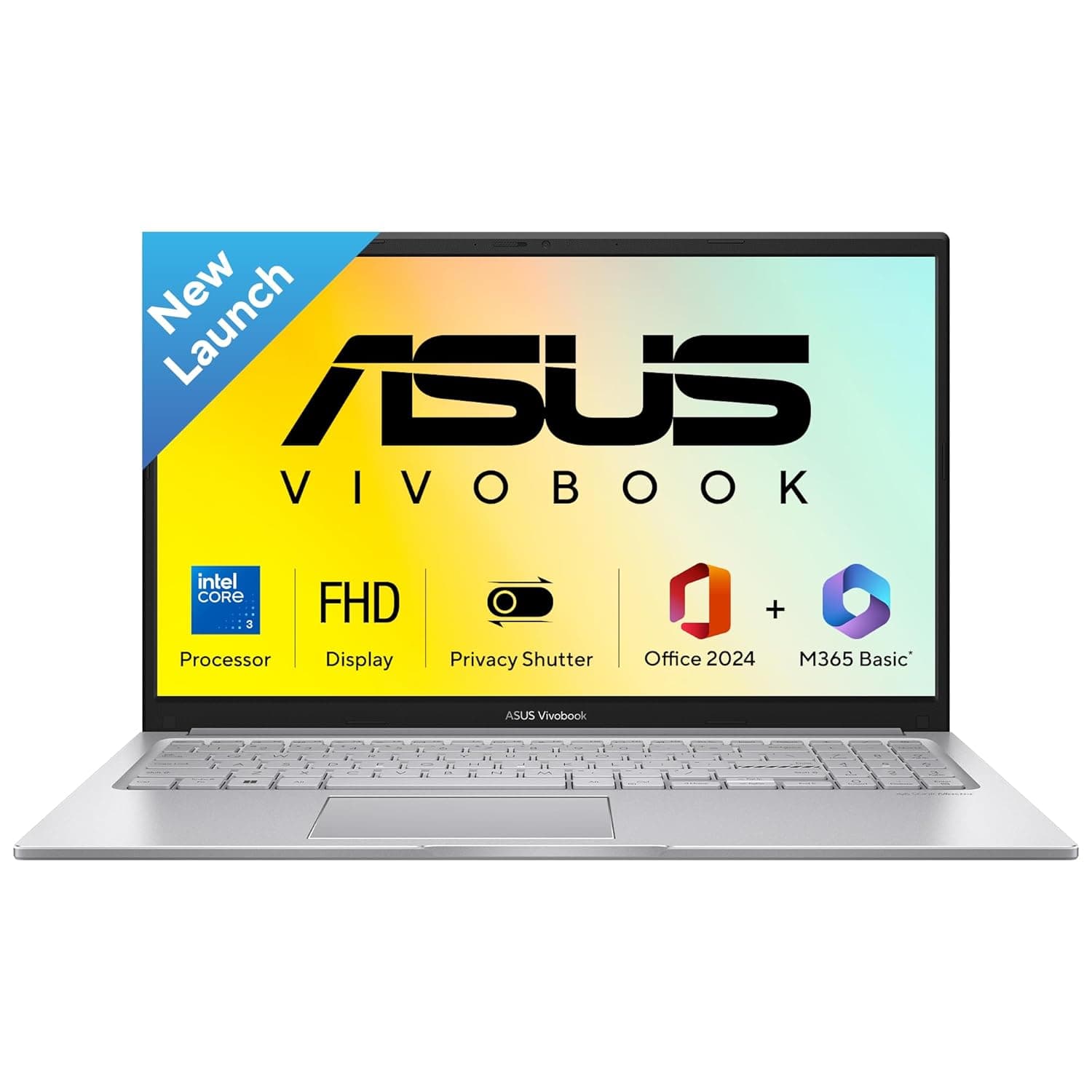 ASUS Vivobook 15 Intel Core 3 100U 8GB RAM 512GB SSD Laptop