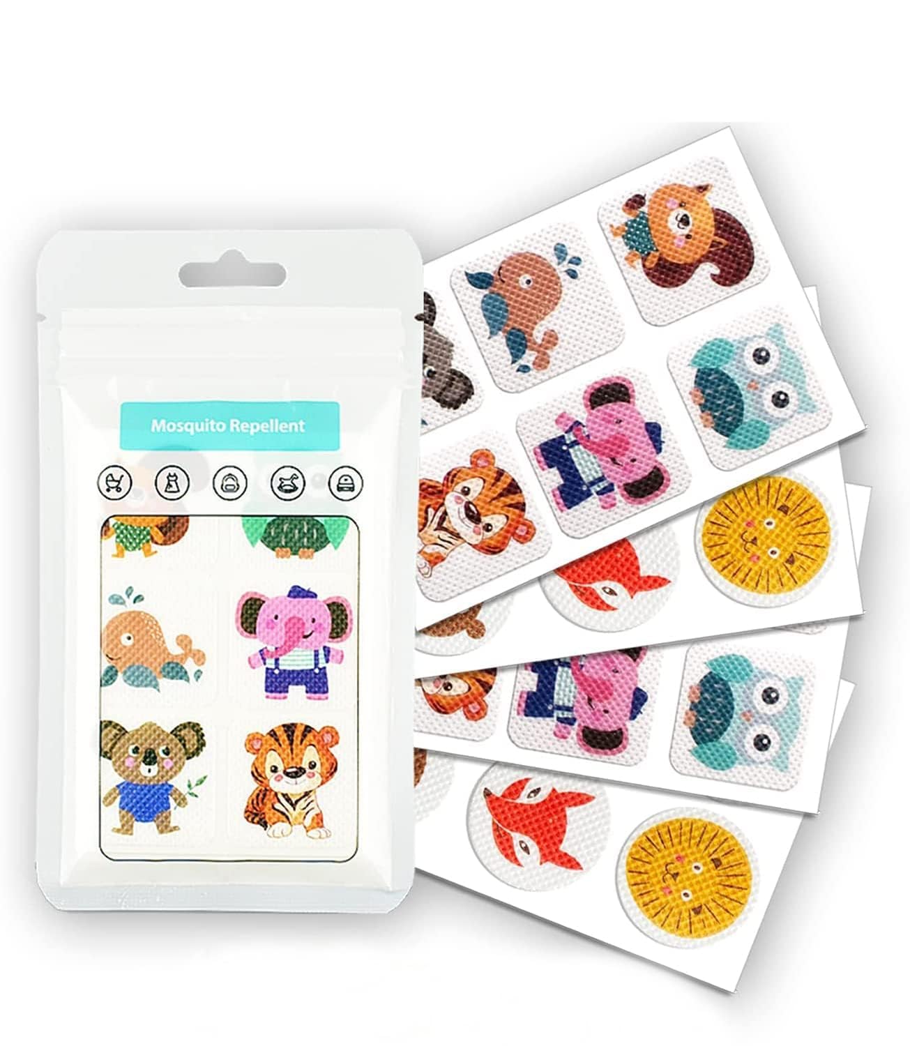 Mosquito Repellent Patches Natural Repellent Mosquito Patches for Kids and Adults. DEET Free with Natural Citronella. Mosquito Repellent Stickers for Travel, Outdoor, Indoor. (Pack Of 36)
