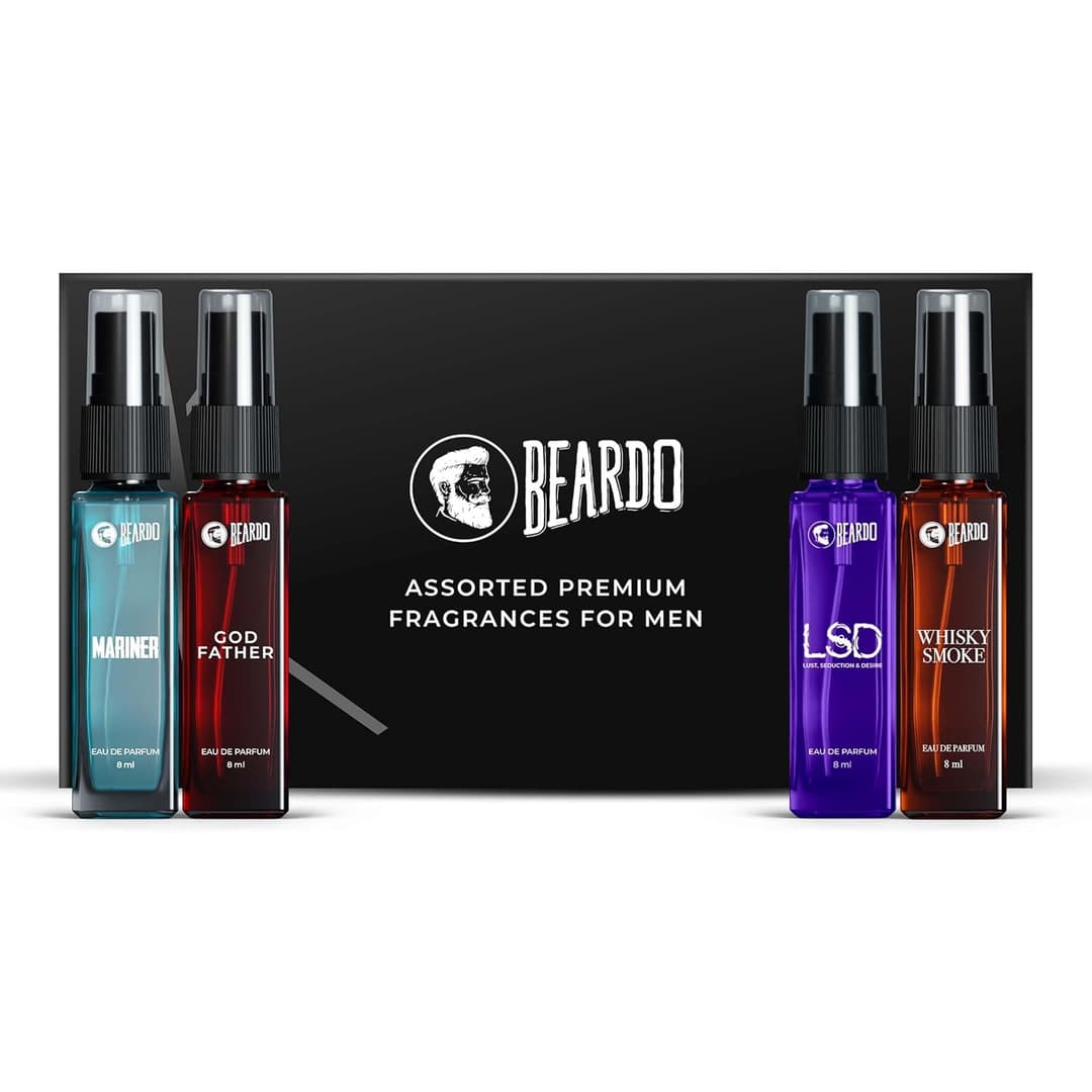 Beardo Men's Perfume Gift Set (4 x 8ml)