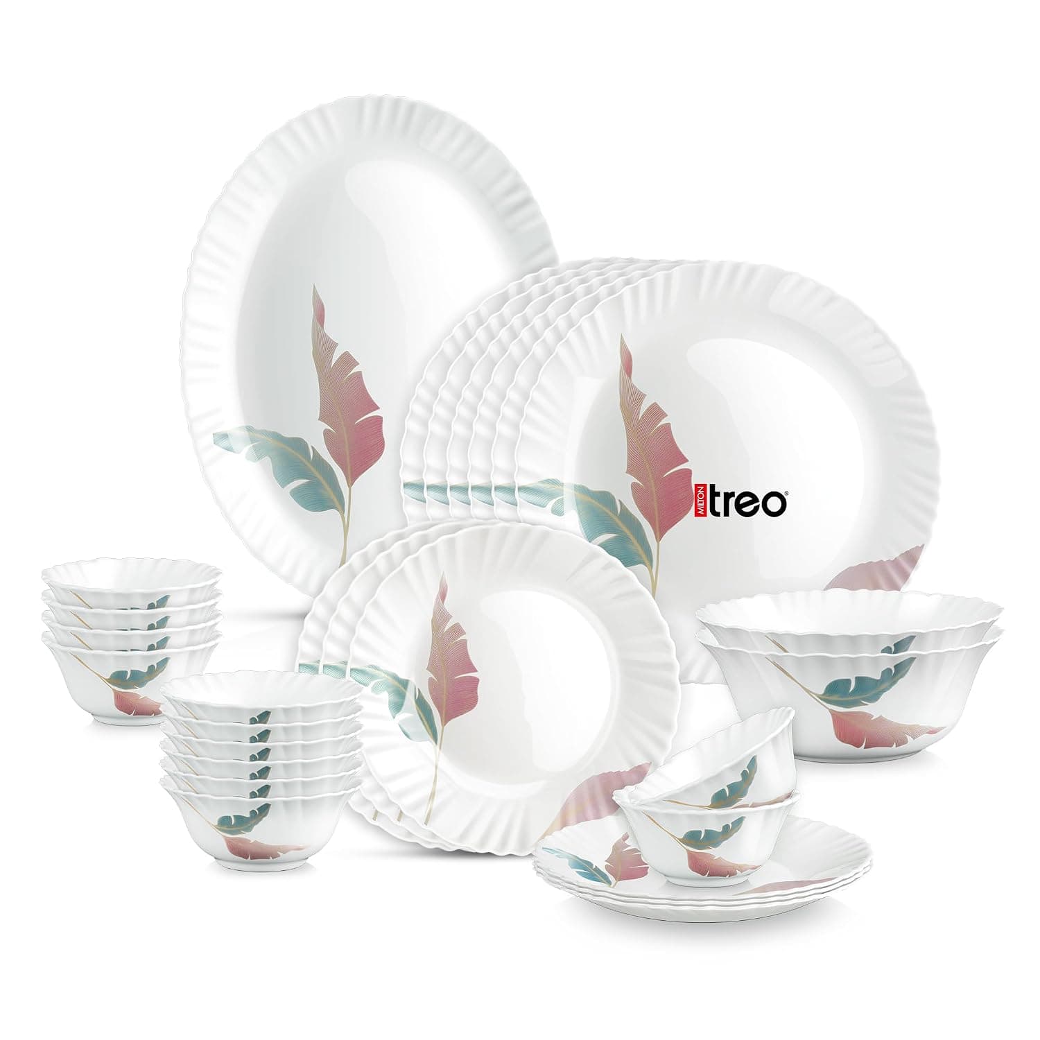 Treo by Milton Aurelia Palma Opalware Dinner Set of 27