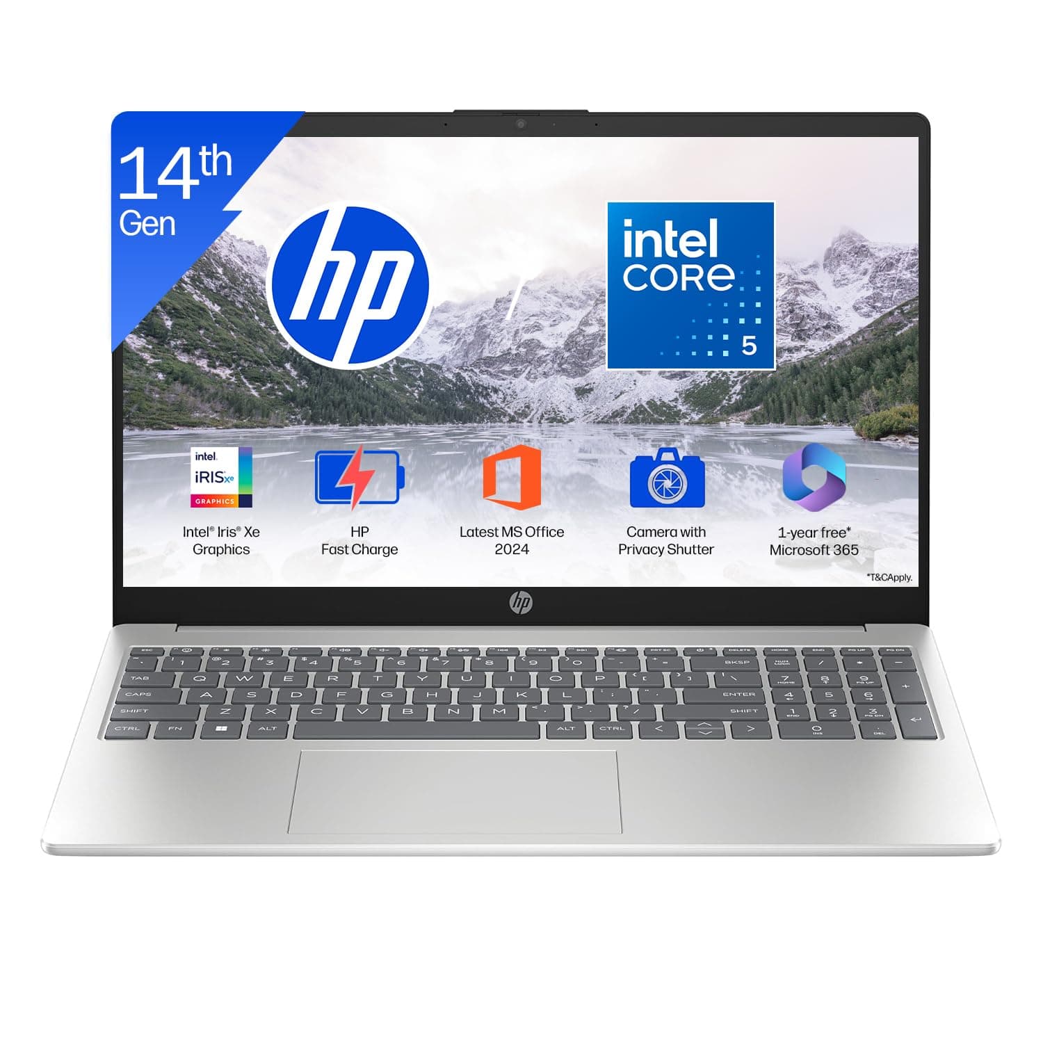 HP 15 Intel Core 5 120U 15.6-inch Laptop