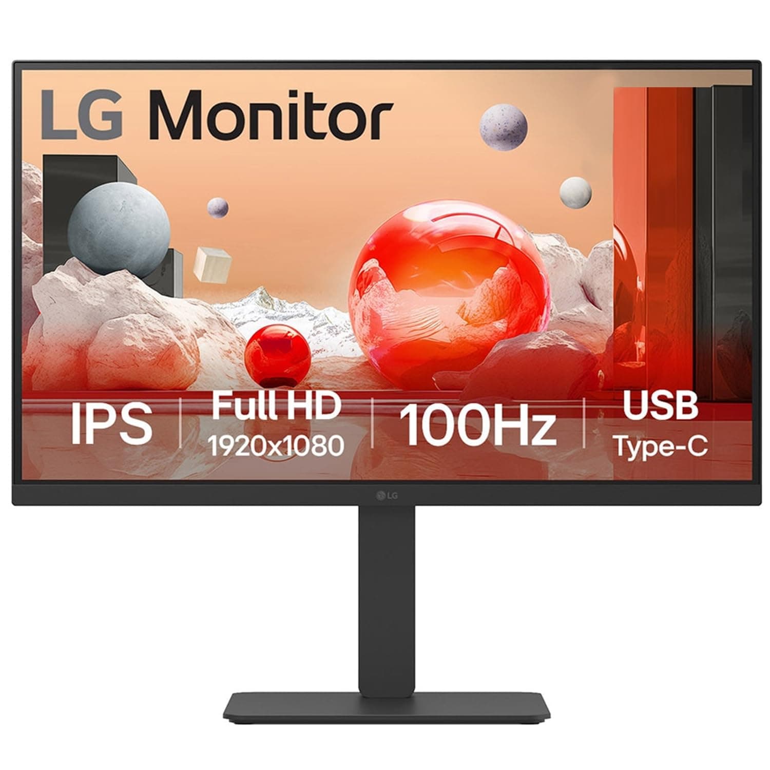 LG 27BA650 27" FHD IPS Monitor with USB-C 65W PD