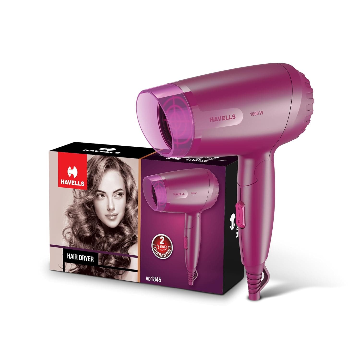 Havells HD1845 1000W Foldable Hair Dryer