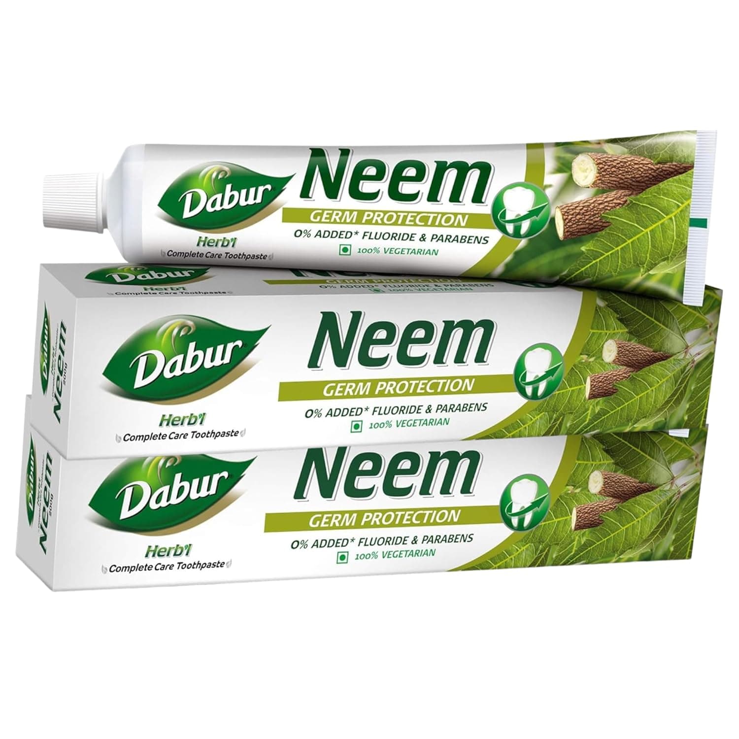 Dabur Herb'l Neem Toothpaste 600g Combo Pack