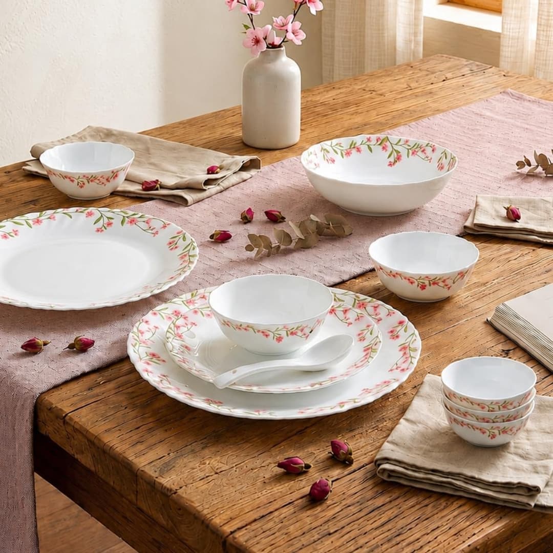 La Opala Novo 35 Pcs Opalware Dinner Set