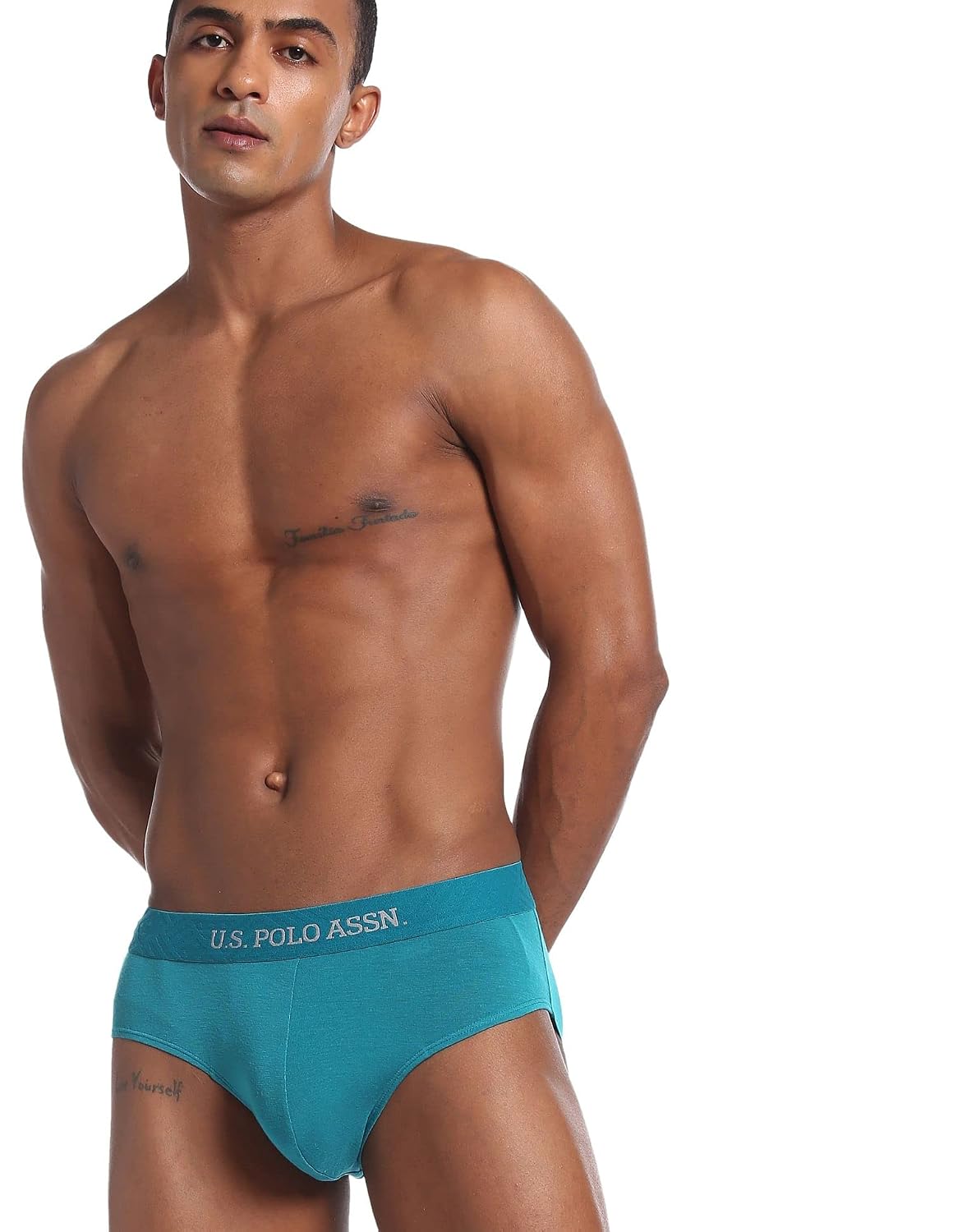 U.S. Polo ASSN. Men's I702 Modal Stretch Luxe Comfort Briefs – Pack of 1