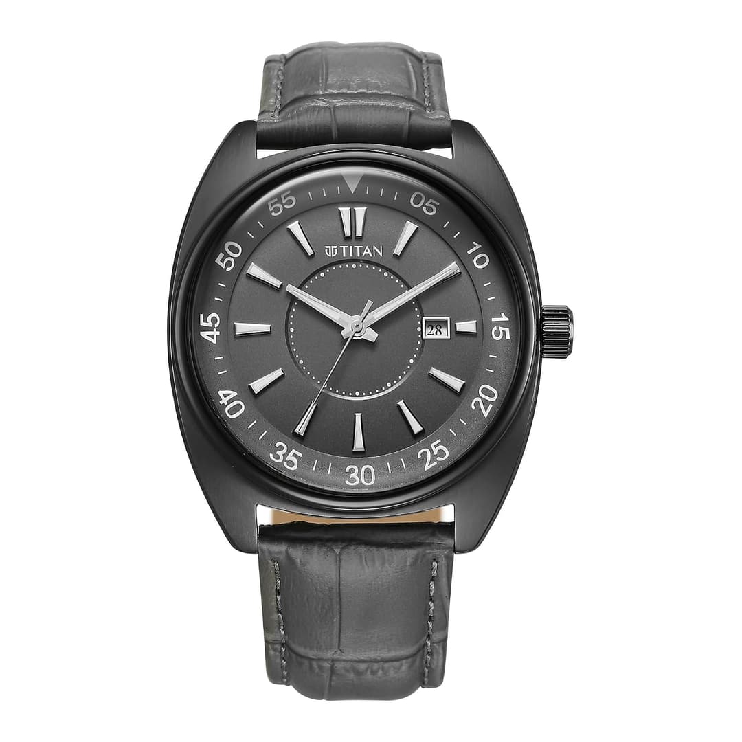 Titan Tonneau Analog Watch for Men 90211QL02