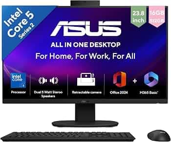 ASUS V440 23.8-inch All-in-One PC (Core 5 210H, 16GB, 512GB SSD)