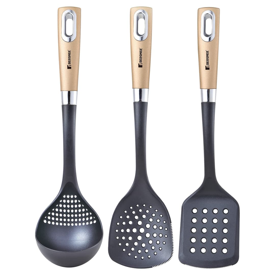 Bergner Centro 3 Pcs Nylon Kitchen Tool Set