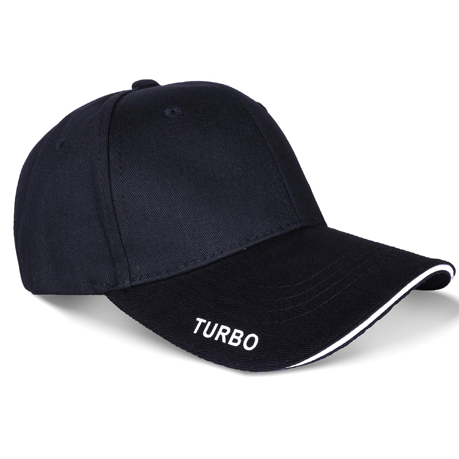 Vector X Turbo Cap Head Caps for Men Unisex Mens Caps with Adjustable Strap in Summer for Men Caps Men for All Sports Cap for Girls caps Gym Caps for Men Women Cap Sports Caps for Men (Black, 1)