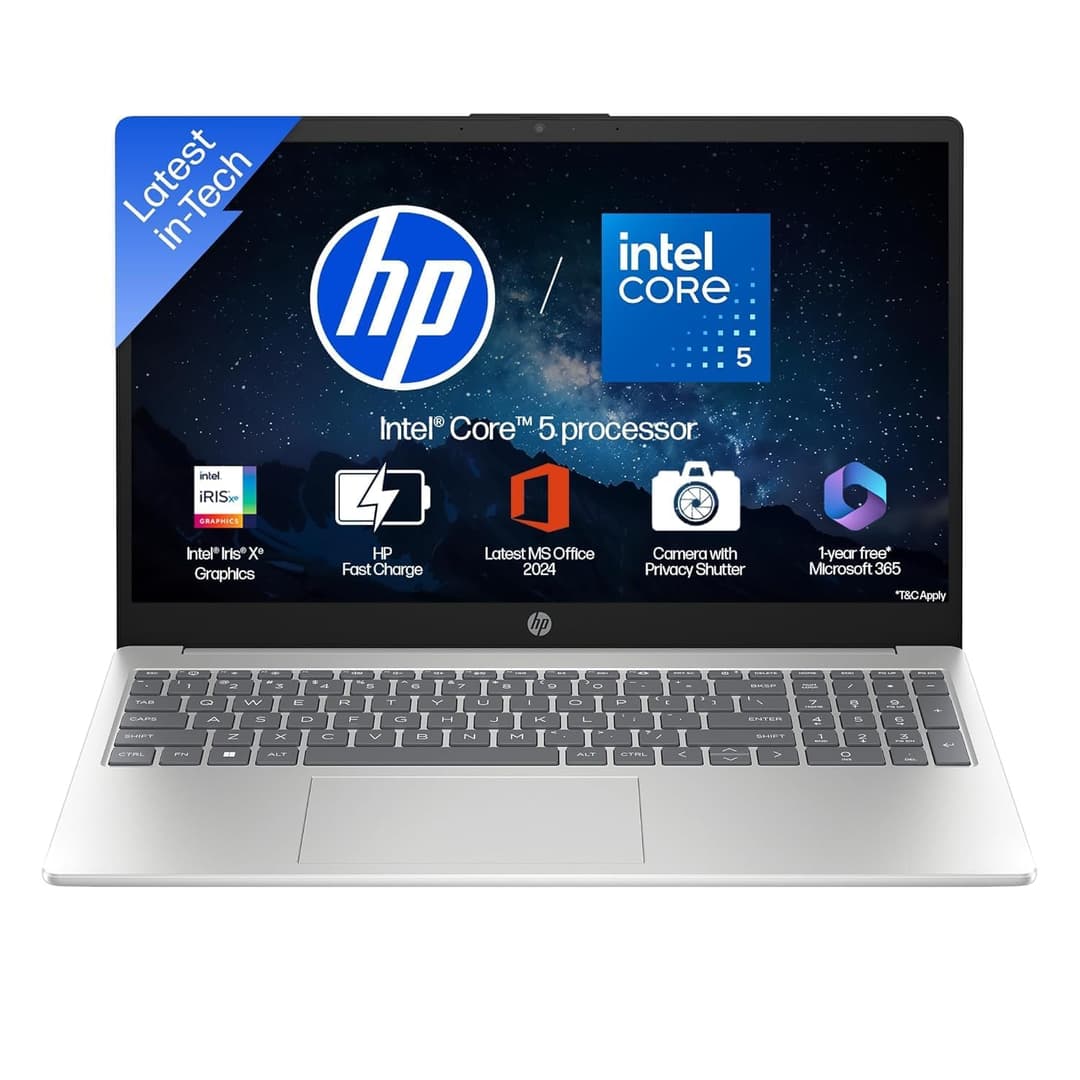 HP 15 Intel Core 5 120U 15.6-inch Laptop