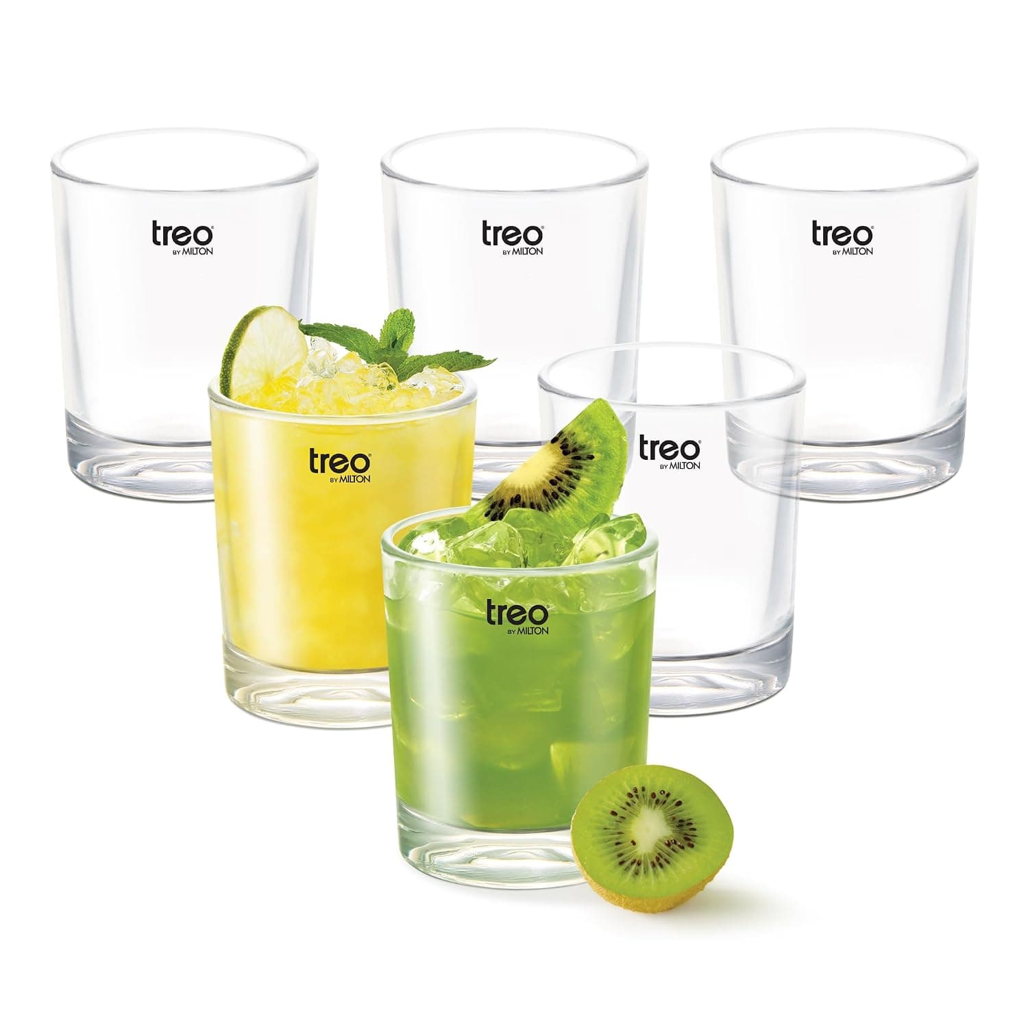 Treo by Milton Embassy Cool Glass Tumbler Set of 6 (155ml)
