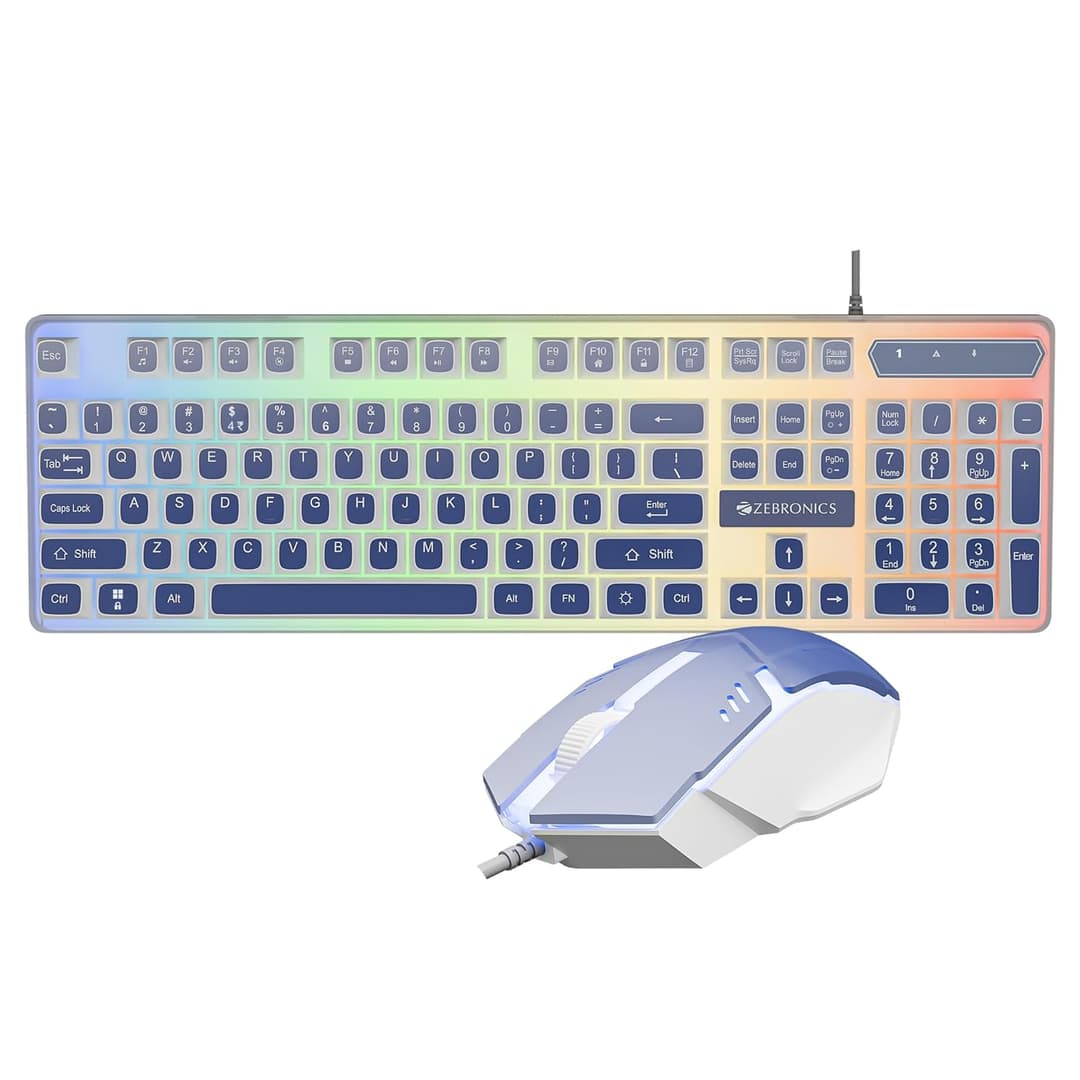 Zebronics War 2 Wired Keyboard & Mouse Combo