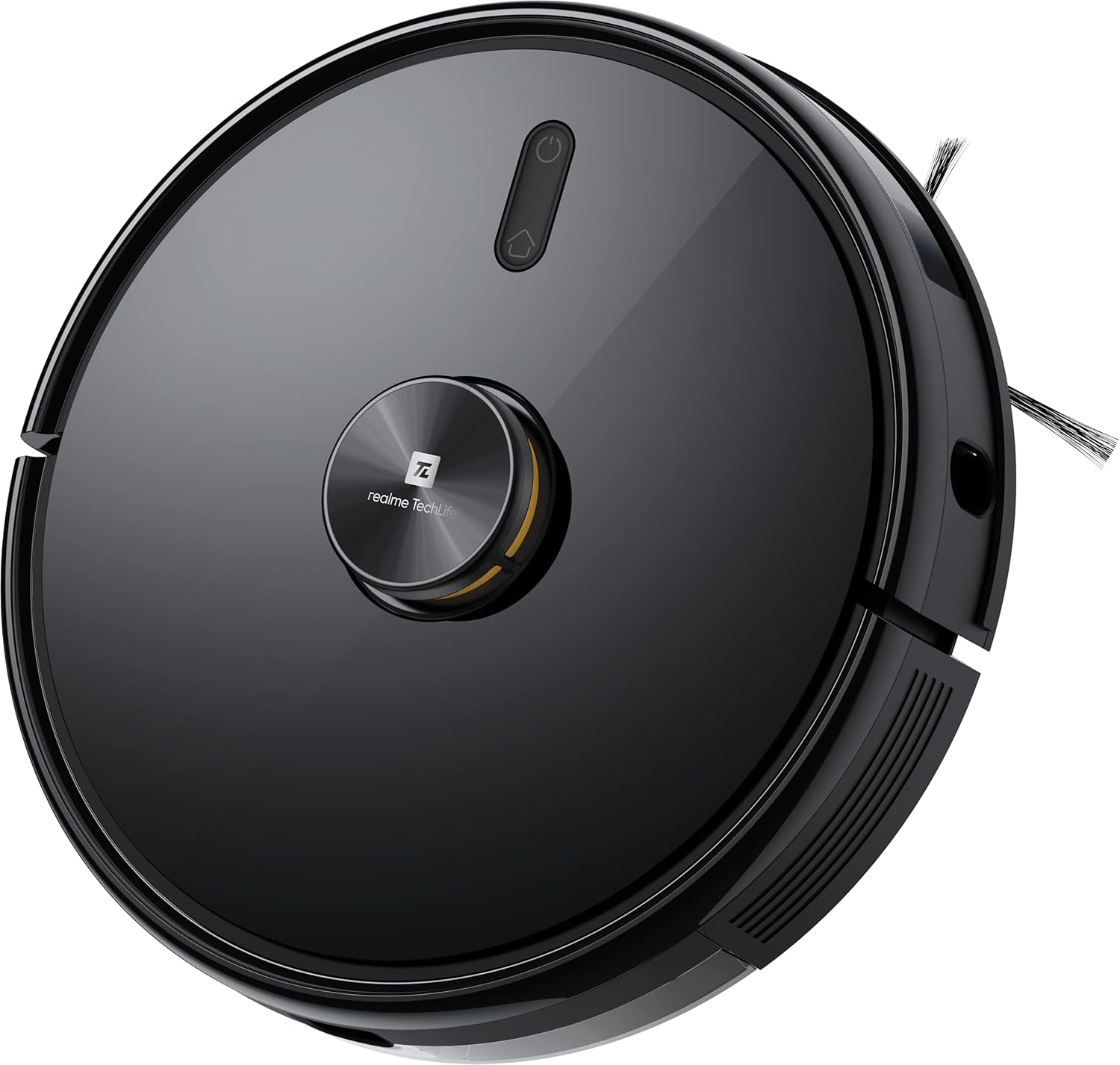realme Techlife Robot 2 In 1 Vaccum Cleaner With Mopping, 3000 Pa Powerful Suction, 5200 Mah Battery, 300+ Minutes With Advanced Lidar Navigation Technology, Compatible With: Wifi/APP/Alexa, Black