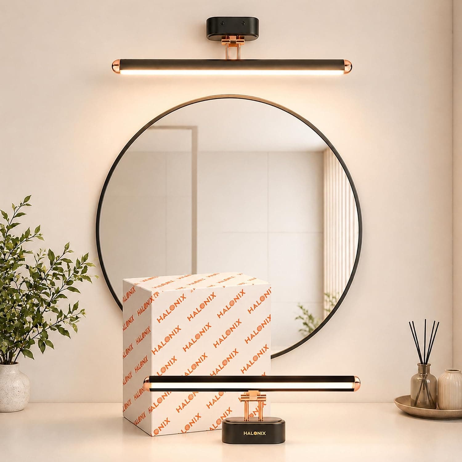 Halonix Signia 6W 3-in-1 Color Changing Mirror Light