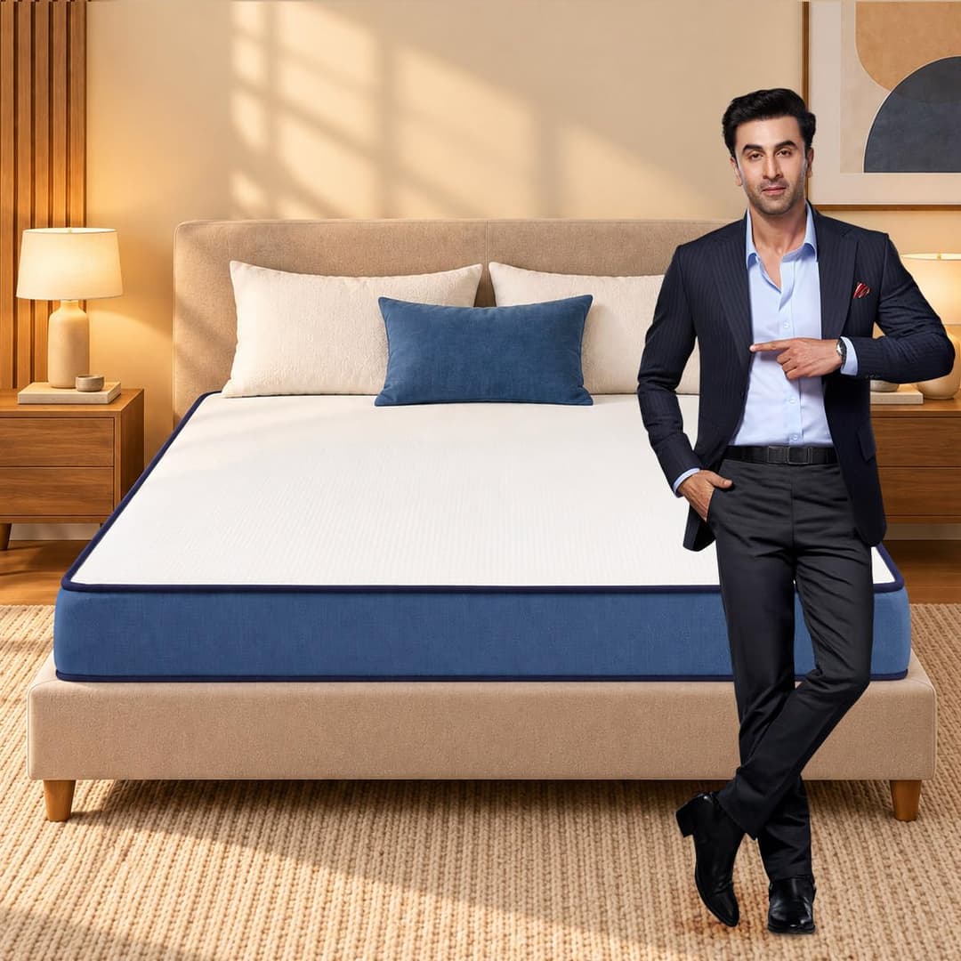 Nilkamal SLEEP Plus Memory Foam 6 Inch Single Mattress (72x36)
