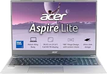Acer Aspire Lite 15.6-inch Laptop (Core 3-100U, 8GB, 512GB SSD)