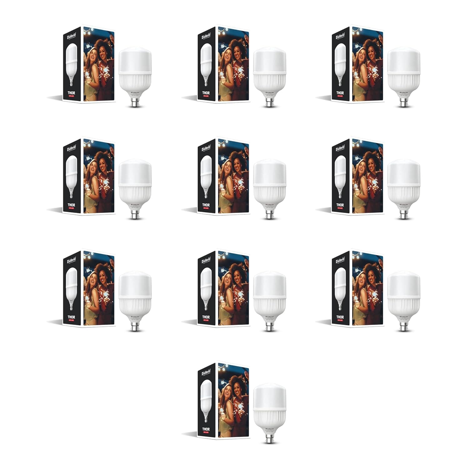 Goldmedal Thor 30W B22 LED Bulb Pack of 10