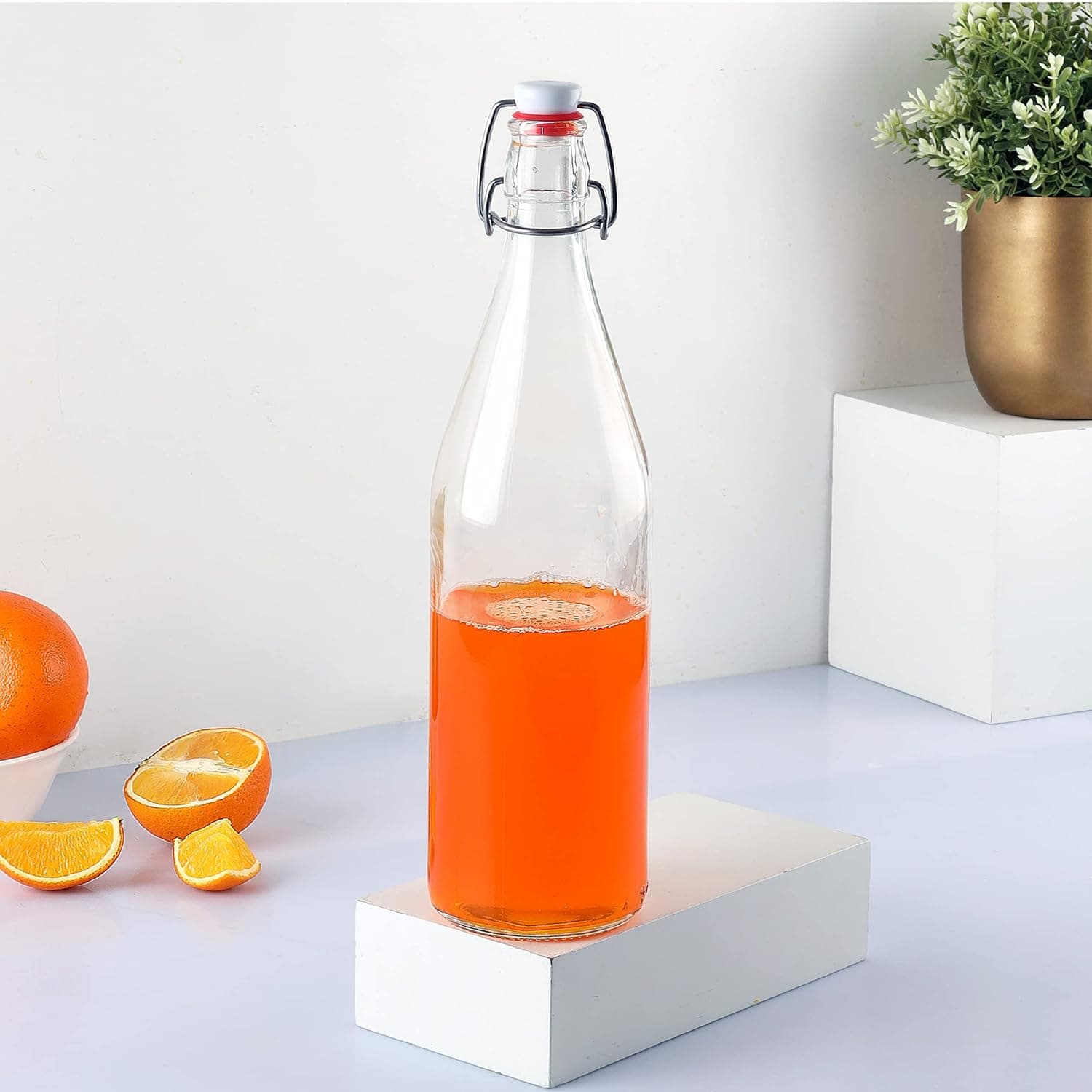 Cello Aquaria Glass Water Bottle 1000 ml