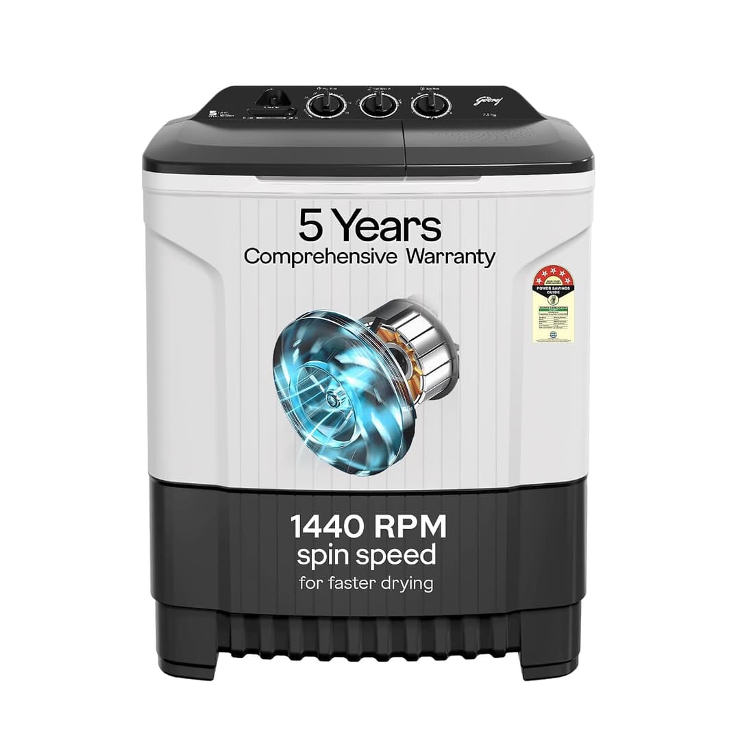 Godrej 7 Kg 5 Star Semi Automatic Washing Machine