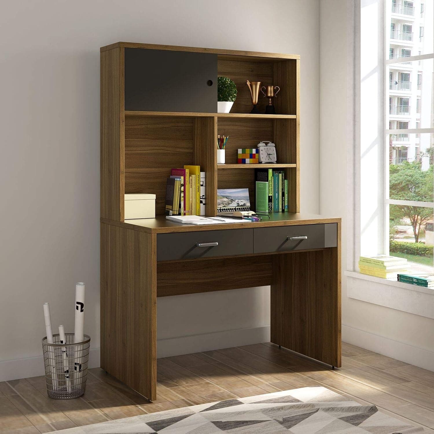 Home Centre Quadro NXT Study Desk with Cabinet