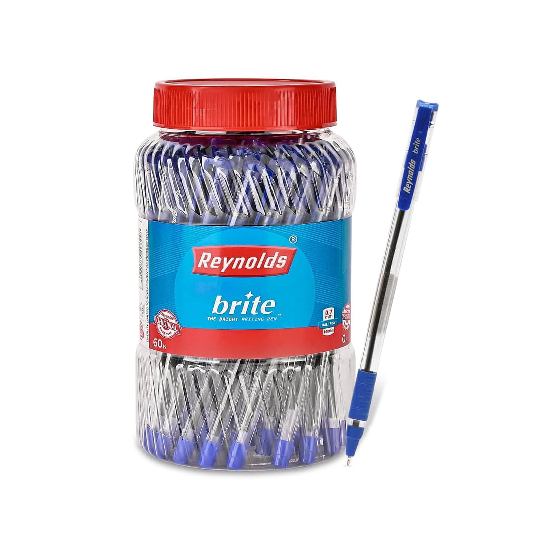 Reynolds Brite 0.7mm Ball Pen Jar Pack of 60