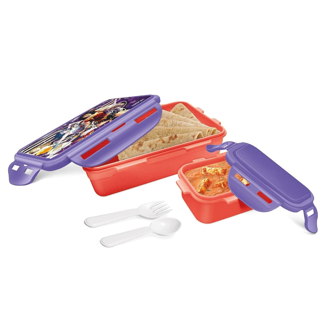 MILTON Mini Fun Treat Plastic Tiffin Box 650 ml