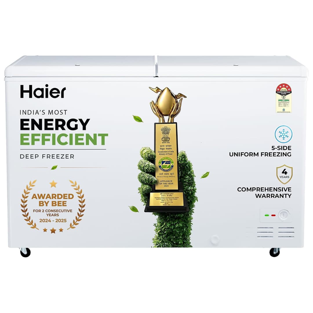 Haier 588DPW5 5 Star Convertible Deep Freezer