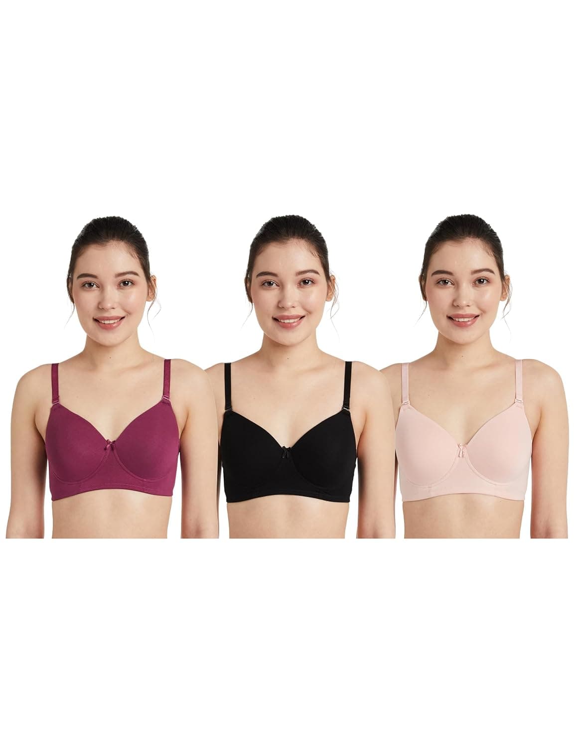 Amazon Brand - Symbol Women Cotton Stretch Padded Bra
