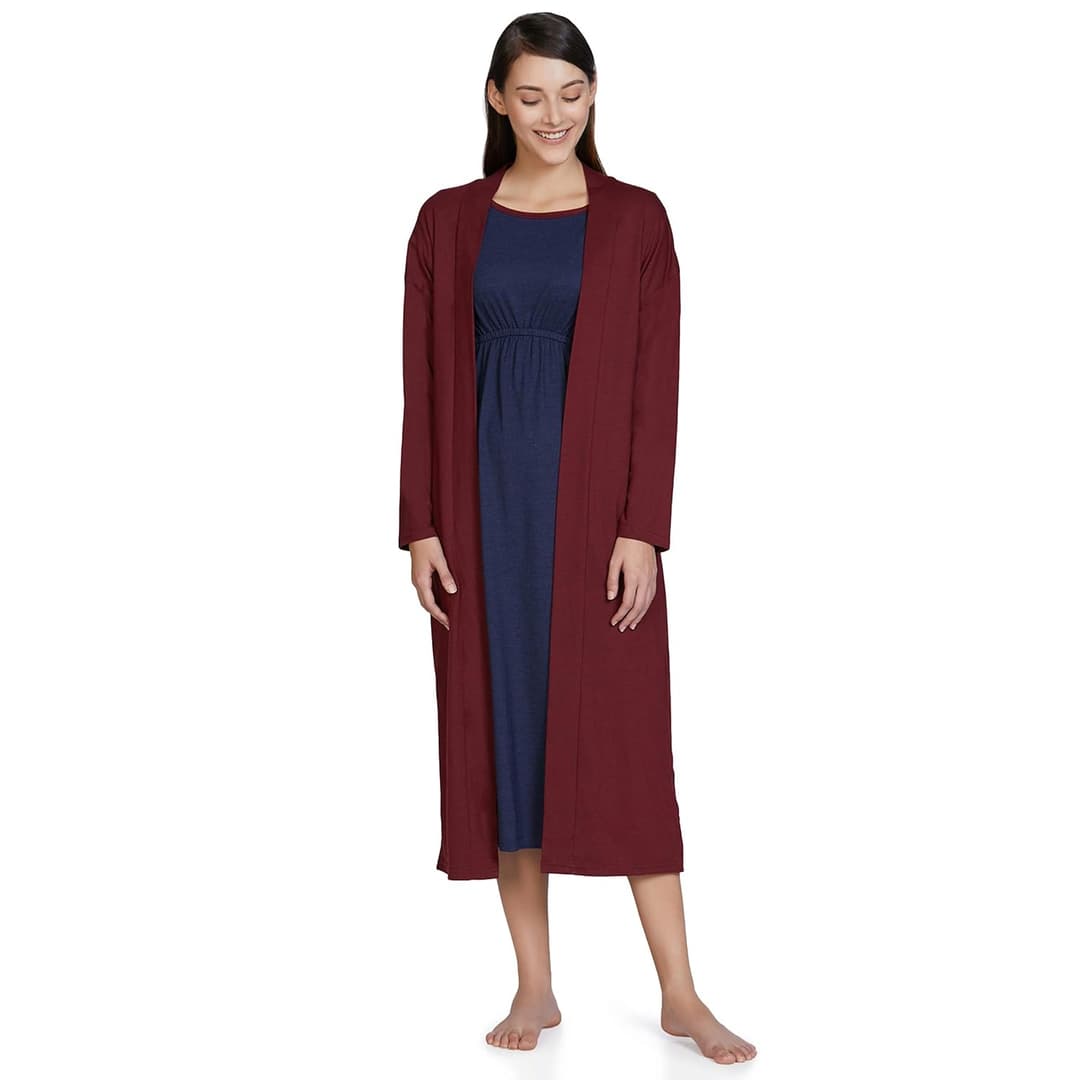 Amante Cotton Blend Sleep Robe