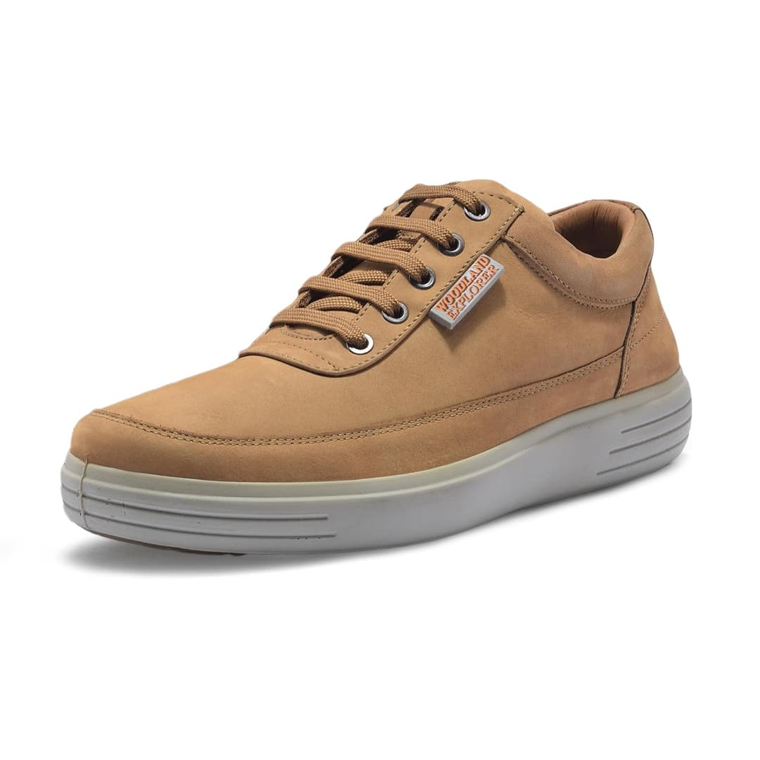 Woodland Men's Leather Casual Shoes (GC 3237119NW)