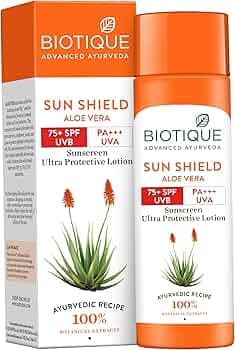Biotique Aloe Vera SPF 75+ Sunscreen Body Lotion 190ml