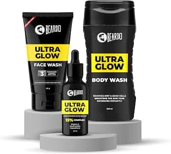 Beardo Alpha Glow Up Kit for Men (Pack of 3)
