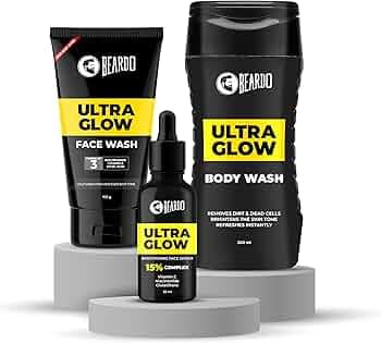 Beardo Alpha Glow Up Kit for Men (Pack of 3)