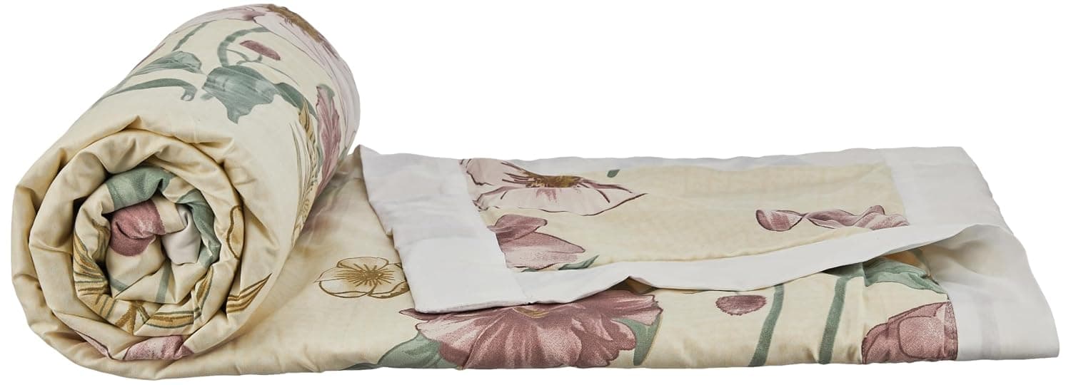Amazon Brand - Solimo Double Microfiber Quilt (120 GSM)