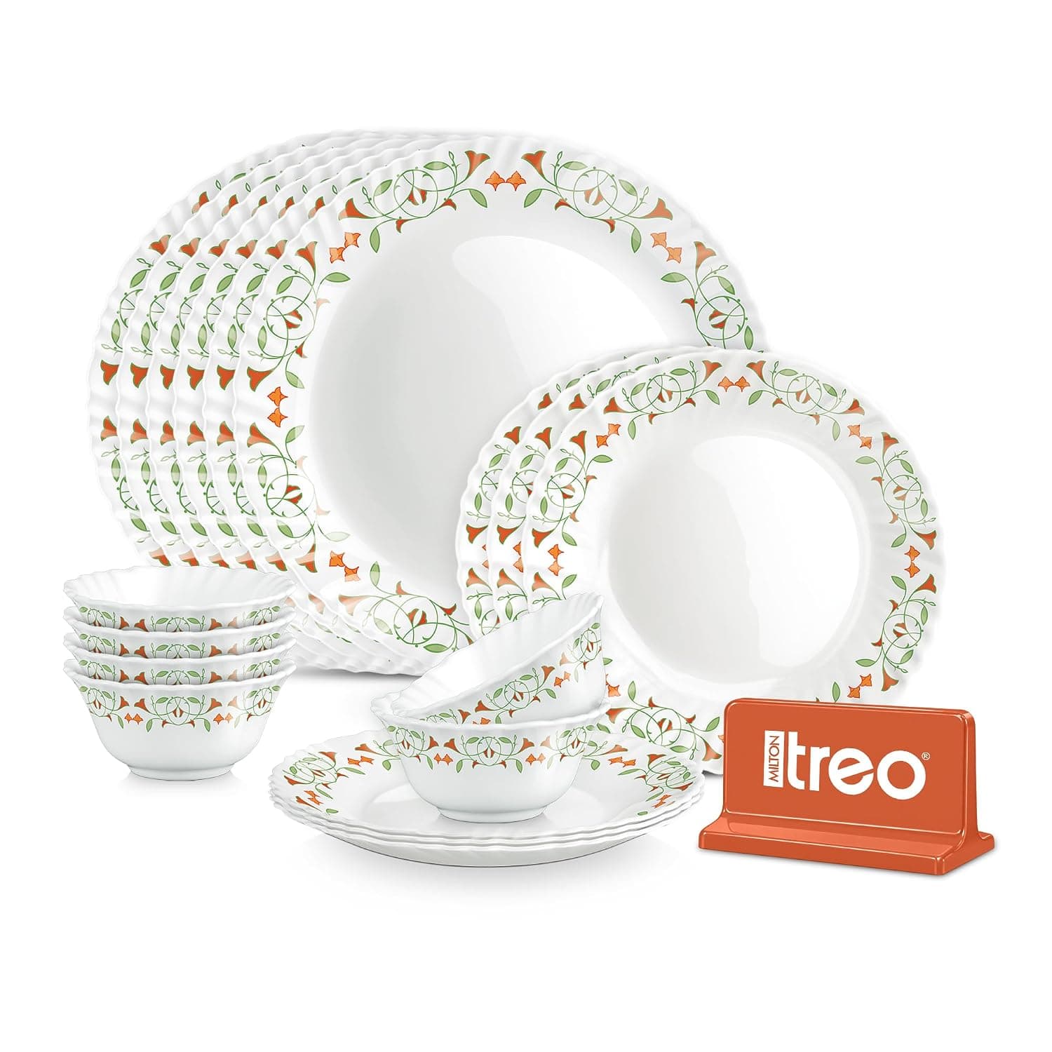 Treo by Milton Aurelia Meena 18 Piece Opalware Dinner Set