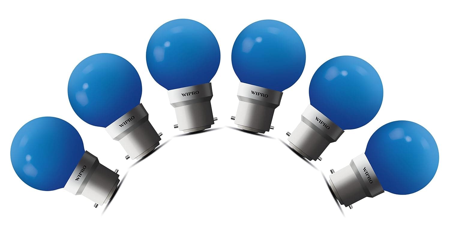 Wipro Safelite 0.5-Watt B22 LED Night Lamp Pack of 6