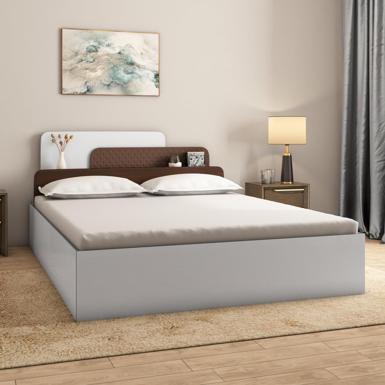 Nilkamal Bruce Queen Bed with Box Storage