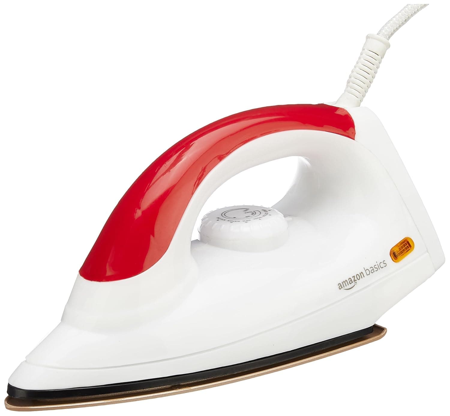 Amazon Basics 1000W Dry Iron with Non-Stick Soleplate